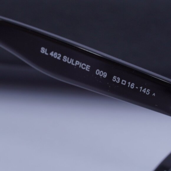 Saint Laurent SL462SULPICE 009 Cat Eye Sunglasses - Black/Yellow - Picture 9 of 12